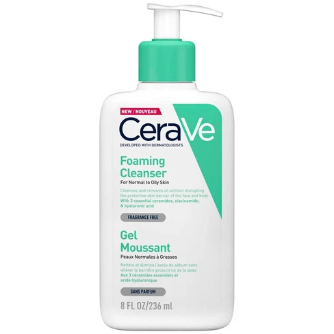 [COS-00131] CERAVE - FOAMING FACIAL CLEANSER 8 OZ