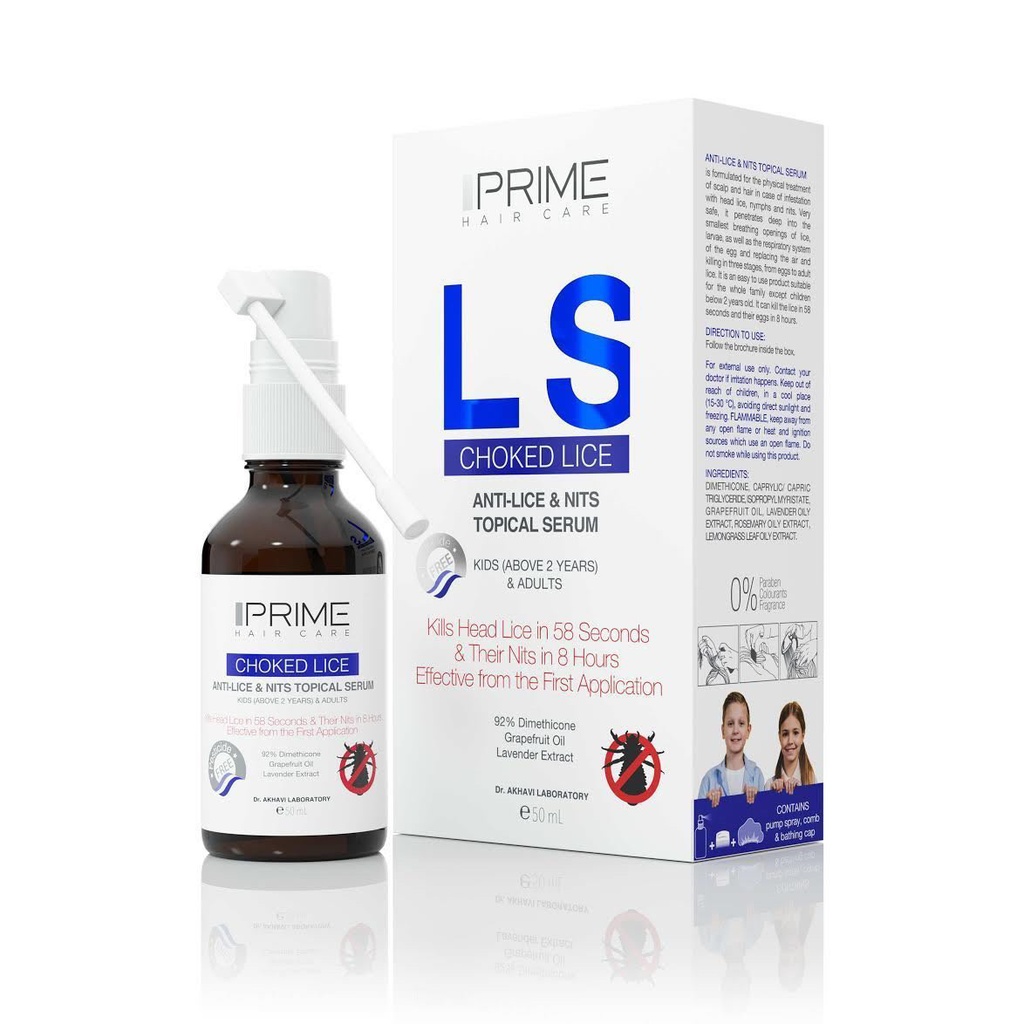 [COS-00222] PRIME - ANTI LICE AND NITS TOPICAL SERUM LS 50 ML